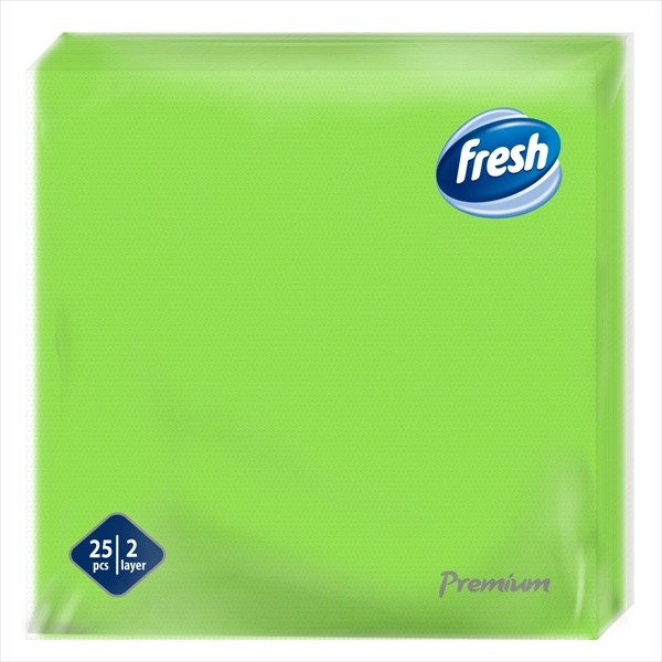 FRESH PAPIRNA SALVETA PREMIUM LIMETA 2 SLOJA 38X38CM 25KOM