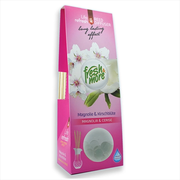 FRESH&MORE OSVEŽ.PROSTORA SA BAMBUS ŠTAPIĆIMA MAGNOLIJA I TREŠNJA 35ML