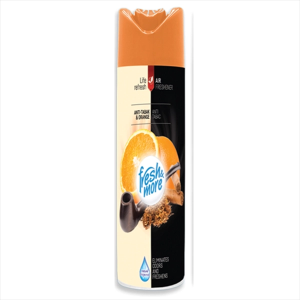 FRESH&MORE OSVEŽIVAČ PROSTORA SPREJ ANTI-TABAK I NARANDŽA 300ML