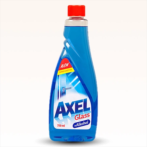 AXEL SREDSTVO ZA ČIŠĆENJE STAKLA SA ALKOHOLOM GLASS 750ML