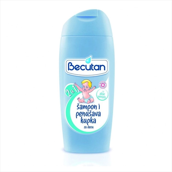 BECUTAN ŠAMPON ZA KOSU I KUPKA ZA DECU 2U1 200ML