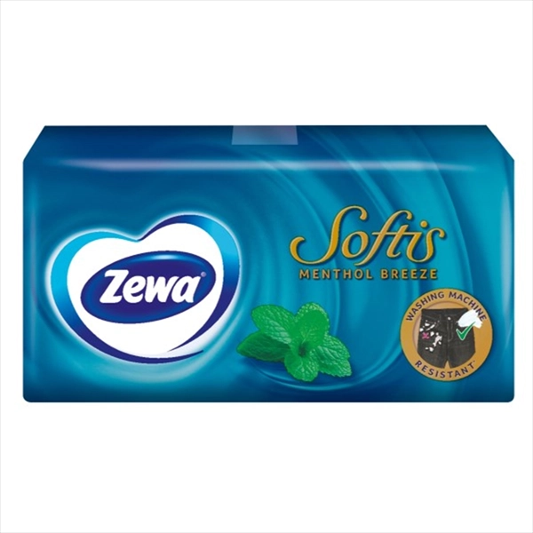 ZEWA PAPIRNE MARAMICE SOFTIS MENTHOL BREEZE 4-SLOJNE 10KOM