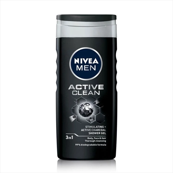 NIVEA MEN GEL ZA TUŠIRANJE ACTIVE CLEAN 250ML
