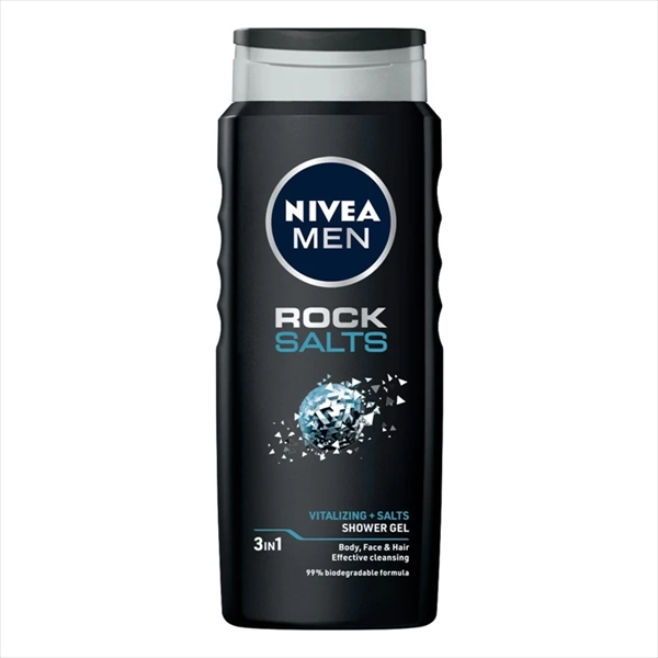 NIVEA MEN GEL ZA TUŠIRANJE ROCK SALTS 500ML