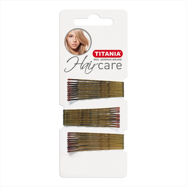 TITANIA ŠNALA ZA KOSU ZLATNA 8061 30KOM