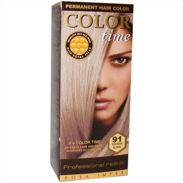 COLOR TIME BOJA ZA KOSU 91 PLATINASTO PLAVA