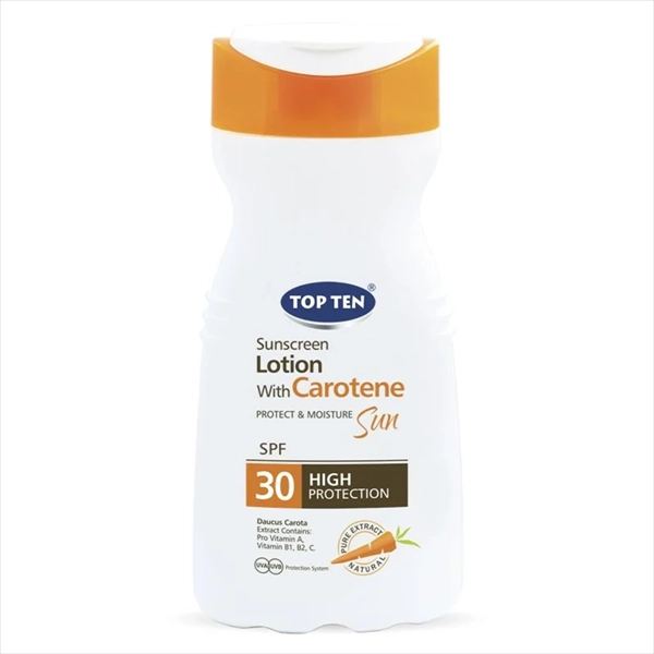 TOP TEN SUN LOSION ZA ZAŠTITU OD SUNCA CAROTENE SPF30 200ML