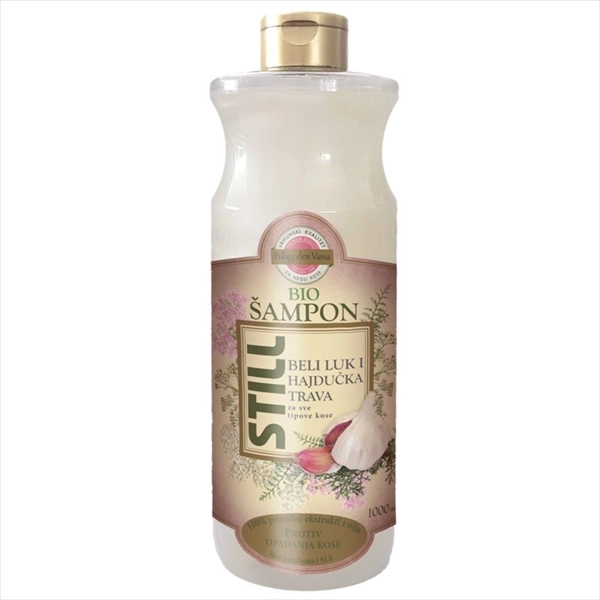 STILL BIO ŠAMPON ZA KOSU BELI LUK I HAJDUČKA TRAVA 1000ML