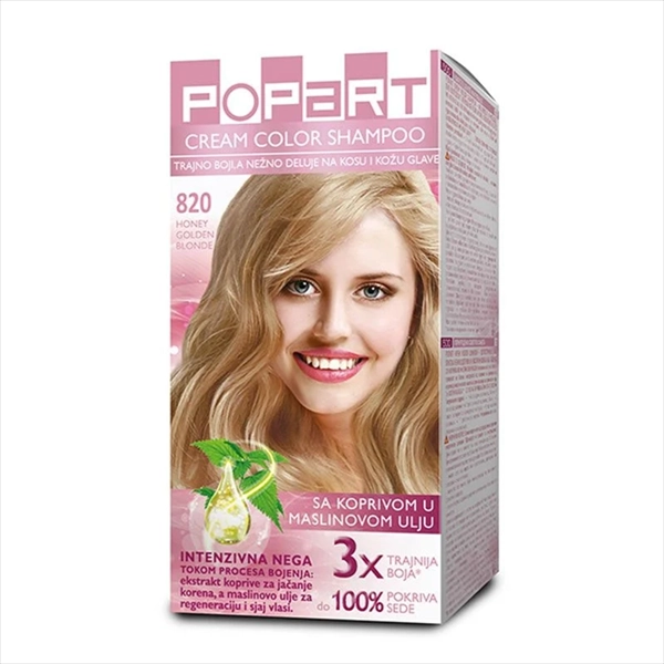 STILL POPART KOLOR ŠAMPON ZA KOSU 820 MEDENO ZLATNO PLAVA