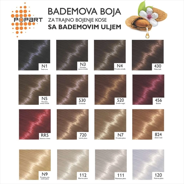 STILL POPART BADEM BOJA ZA KOSU RR5 VATRENO CRVENA