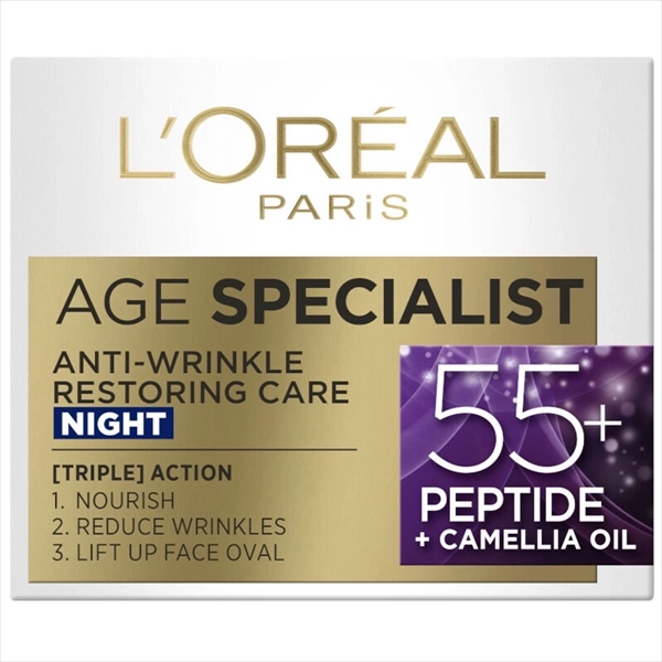 L'OREAL NOĆNA KREMA ZA LICE AGE SPECIALIST 55+ 50ML
