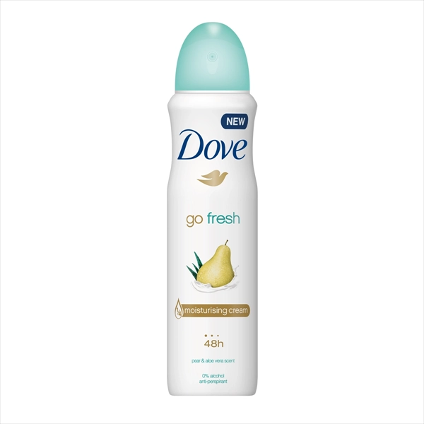 DOVE DEO SPREJ GO FRESH PEAR&ALOE VERA 150ML