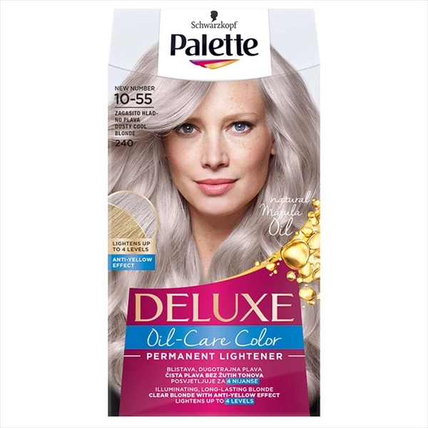 PALETTE DELUXE BOJA ZA KOSU 10-55 (240) ZAGASITO HLADNO PLAVA