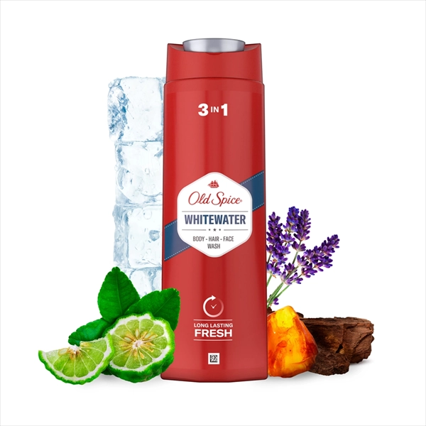 OLD SPICE GEL ZA TUŠIRANJE WHITEWATER 3U1 400ML