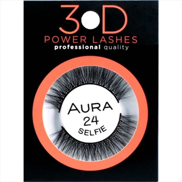 AURA VEŠTAČKE TREPAVICE 3D POWER LASHES 24 SELFIE