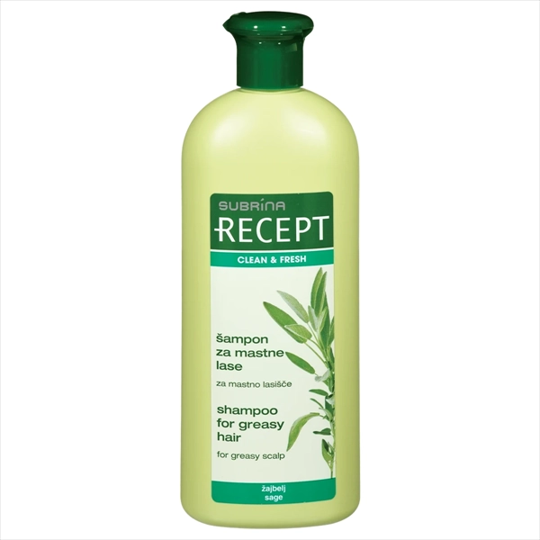 SUBRINA RECEPT ŠAMPON ZA MASNU KOSU CLEAN&FRESH 400ML