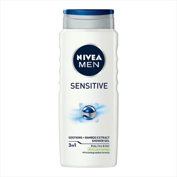 NIVEA MEN GEL ZA TUŠIRANJE SENSITIVE 500ML