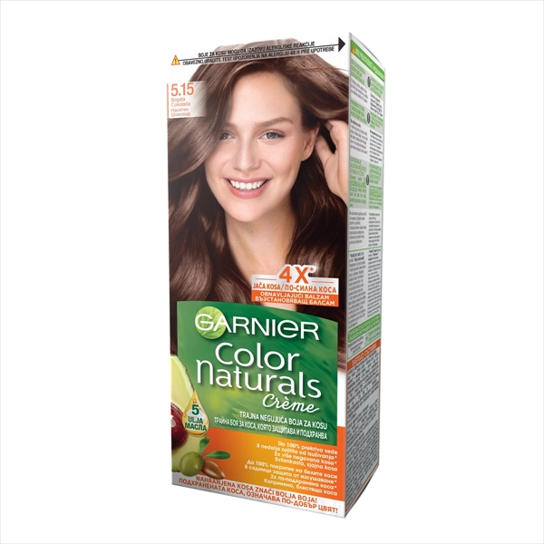 GARNIER COLOR NATURALS BOJA ZA KOSU 5.15 BOGATA ČOKOLADA