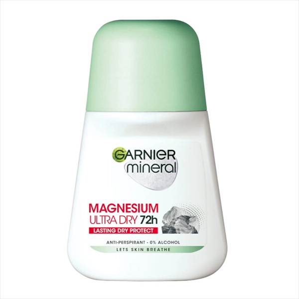 GARNIER MINERAL DEO ROLL-ON MAGNESIUM ULTRA DRY WOMEN 50ML