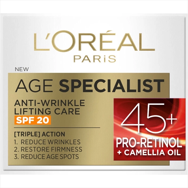 L'OREAL DNEVNA KREMA ZA LICE AGE SPECIALIST 45+ SPF20 50ML