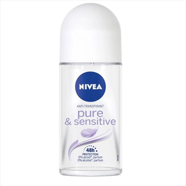 NIVEA ROLL-ON PURE&SENSIT.50ML