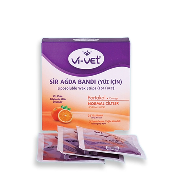 VI-VET TRAKE ZA DEPILACIJU LICA ORANGE
