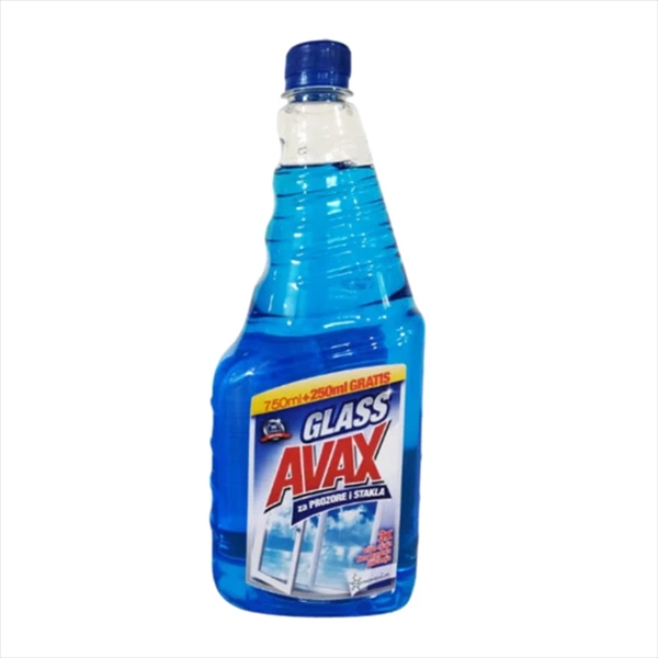 AVAX SREDSTVO ZA PROZORE I STAKLA GLASS DOPUNA 1000ML