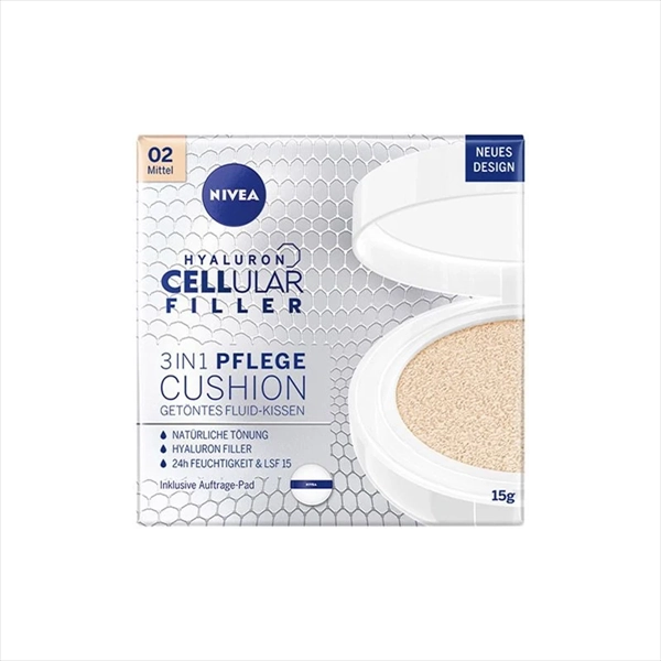 NIVEA HYALURON CELL.FILLER 3U1 CUSHION ZA NEGU LICA 15G