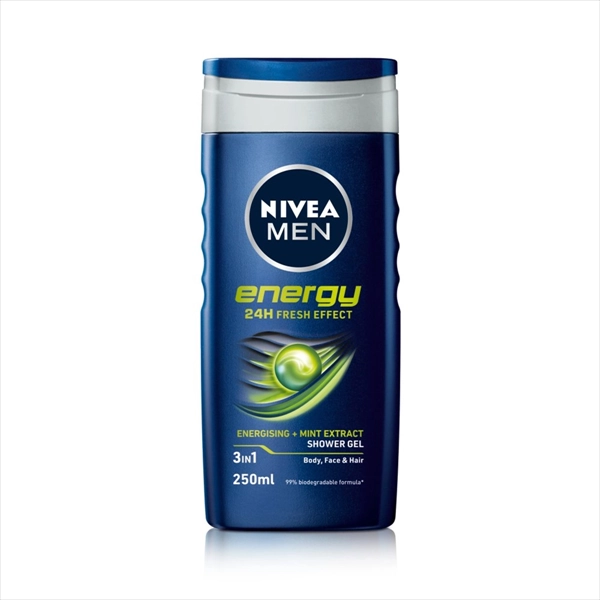 NIVEA MEN GEL ZA TUŠIRANJE ENERGY 250ML