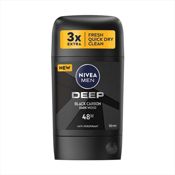 NIVEA MEN DEO STIK DEEP BLACK CARBON 50ML