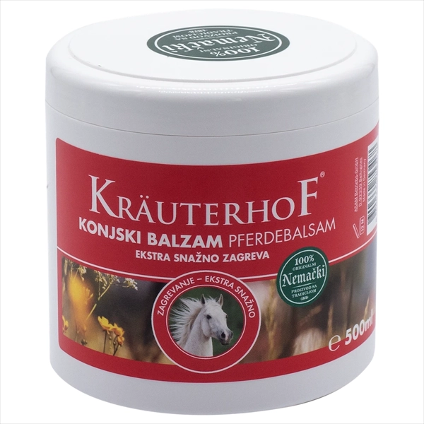 KRAUTERHOF KONJSKI BALZAM SA EFEKTOM ZAGREVANJA EXTRA JAK 500ML