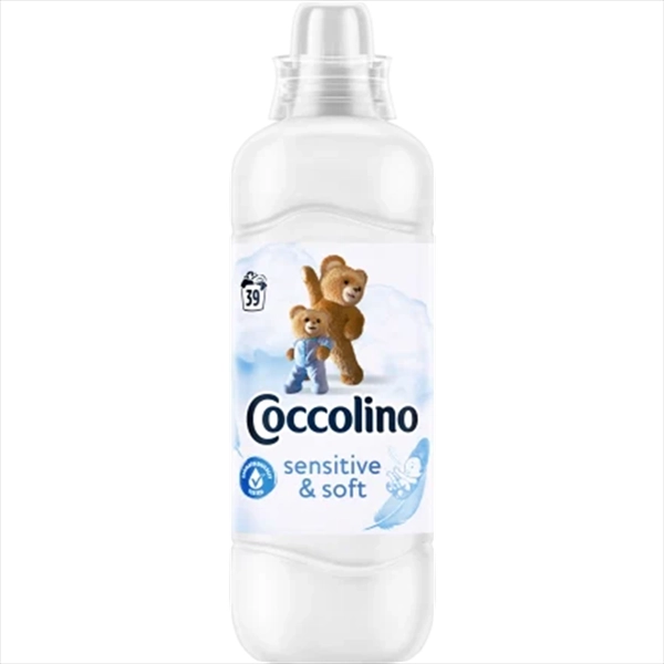 COCCOLINO OMEKŠIVAČ ZA VEŠ SENSITIVE&SOFT 39 PRANJA 975ML