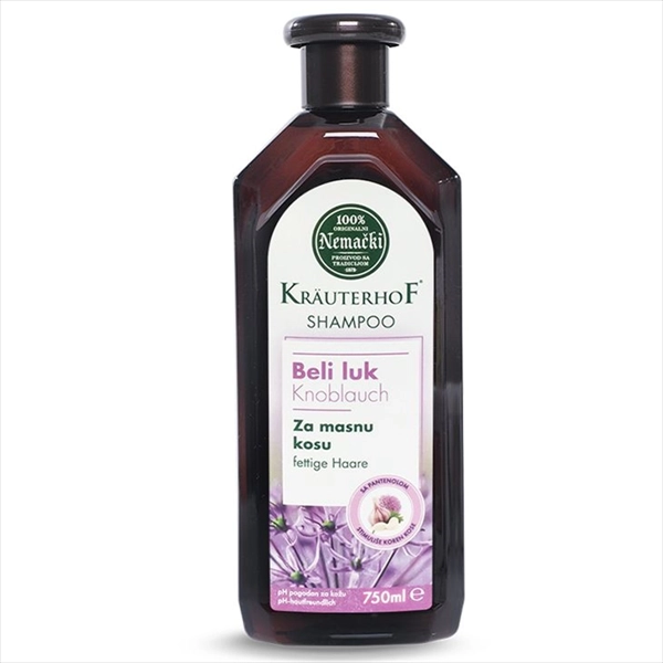 KRAUTERHOF ŠAMPON ZA KOSU BELI LUK 750ML
