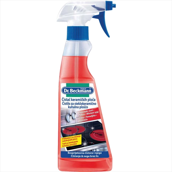 DR.BECKMANN ČISTAČ RAVNIH PLOČA ŠPORETA I INOXA 250ML