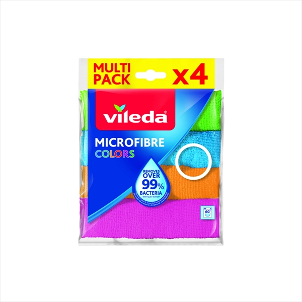 VILEDA MAGIČNA KRPA MICROFIBRE COLORS 4KOM