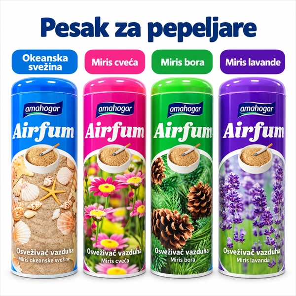 AMAHOGAR MIRISNI PESAK ZA PEPELJARE 350G
