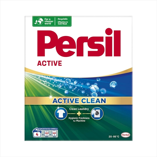 PERSIL PRAŠKASTI DETERDŽENT ZA VEŠ ACTIVE CLEAN 4 PRANJA 300G