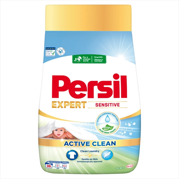 PERSIL PRAŠKASTI DETERDŽENT ZA VEŠ SENSITIVE-ALOE VERA 36 PRANJA 2.7KG