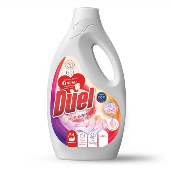 DUEL TEČNI DETERDŽENT ZA VEŠ COLOR CARE 2.45L