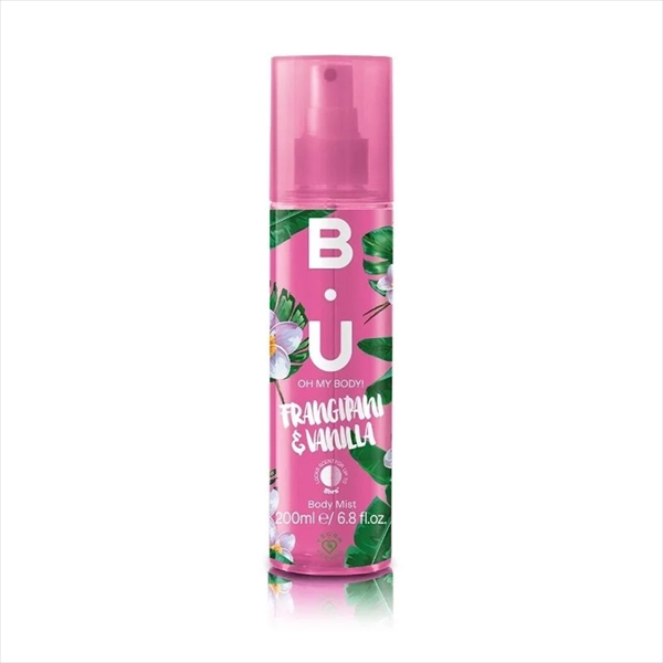 BU SPREJ MIST ZA TELO FRANGIPANI&VANILLA WOMEN 200ML