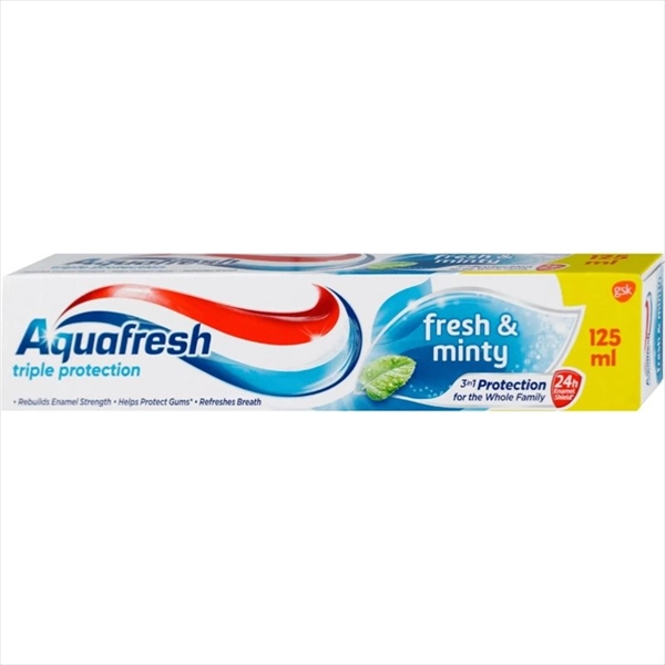 AQUAFRESH PASTA ZA ZUBE FRESH&MINTY 125ML