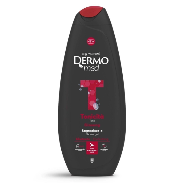 DERMOMED GEL ZA TUŠIRANJE GINSENG TONICITY MEN 650ML