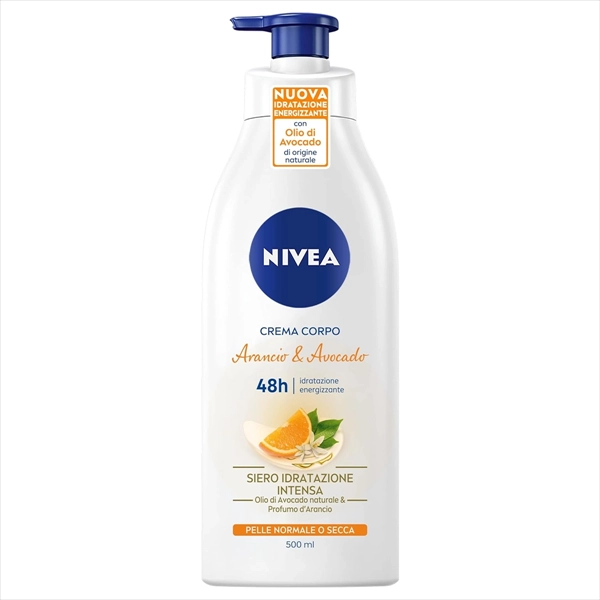 NIVEA LOSION ZA TELO ORANGE BLOSSOM&AVOCADO OIL PUMPICA 500ML