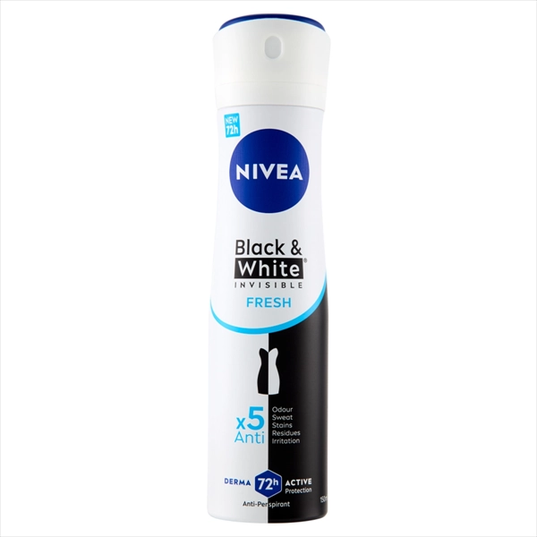 NIVEA DEO SPREJ BLACK&WHITE INVISIBLE FRESH WOMEN 150ML