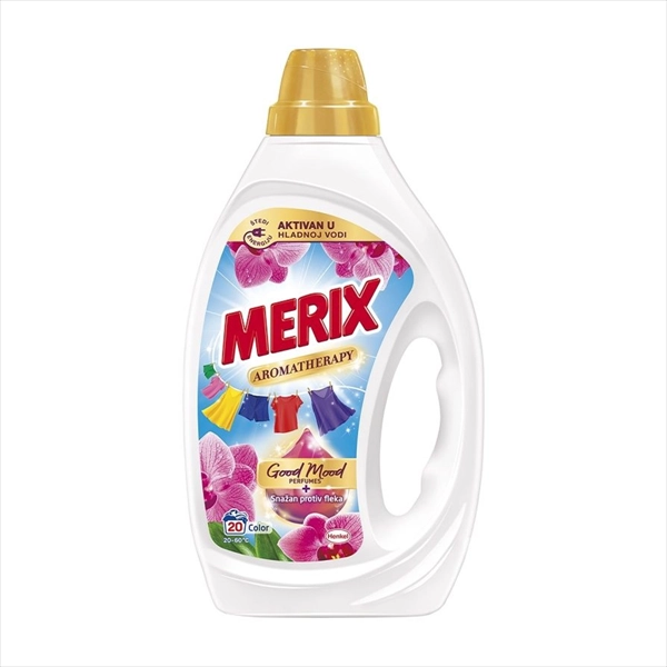MERIX AROMATHERAPY TEČNI DETERDŽENT ZA VEŠ ORHIDEJA 20 PRANJA 900ML