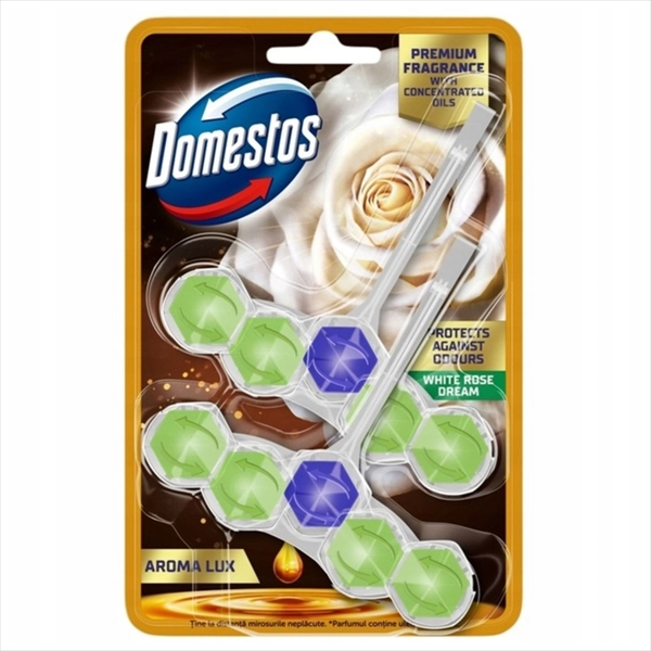 DOMESTOS WC OSVEŽIVAČ AROMA LUX WHITE ROSE DREAM 2KOM