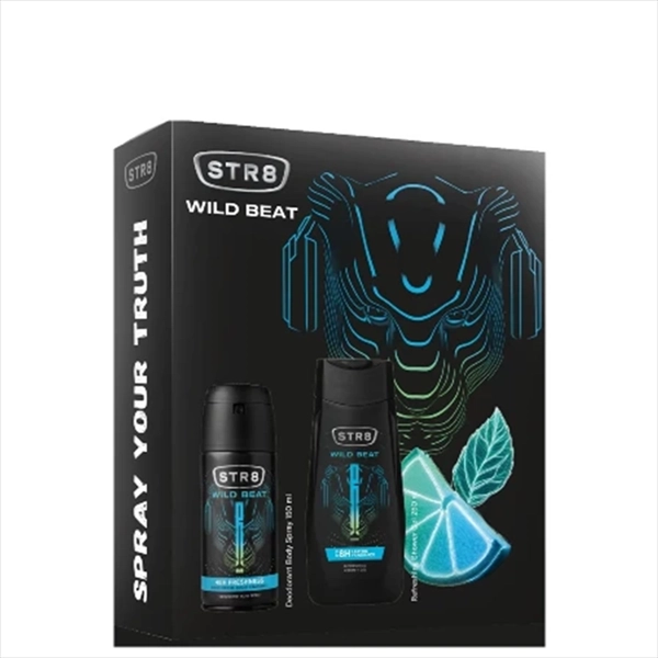 STR8 SET WILD BEAT(DEO 150ML+GEL ZA TUSIRANJE)