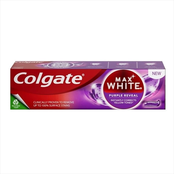 COLGATE PASTA ZA ZUBE MAX WHITE PURPLE REVEAL 75ML