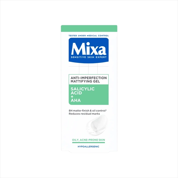 MIXA MAT. GEL ZA LICE PROTIV NEPRAV. KOŽE SALICYLIC ACID+AHA 50ML