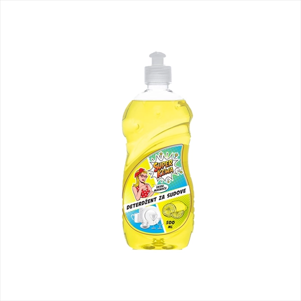 SUPER KEWA DETERDŽENT ZA PRANJE SUDOVA LIMUN 500ML